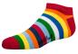Preview: 6 Paar TippTexx 24 Kinder Sneakersocken Gute Laune Ringel